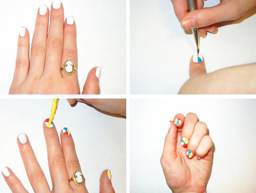 nail art steps picture 