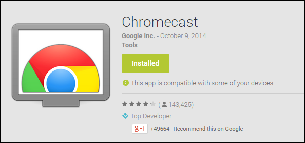 ... let us name our top five best Chromecast app for your Android device