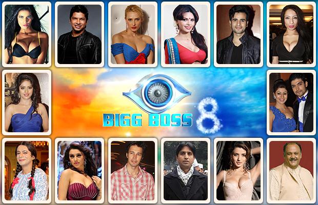 bigg boss 8 contestants list