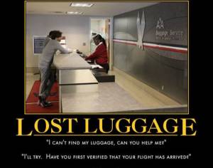 What Do You Do When You Lost Your Luggage in the Airport