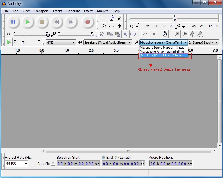 How to Clearly Record Streaming Audio with Audacity
