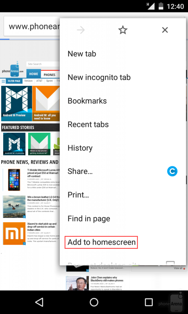 Put Website Link Shortcuts on Your Android Home Screen