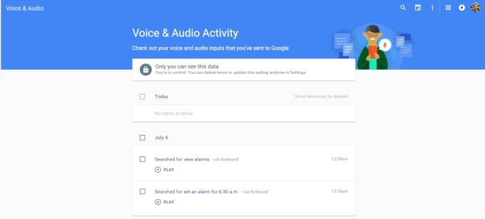 Delete Your Google Voice Search History