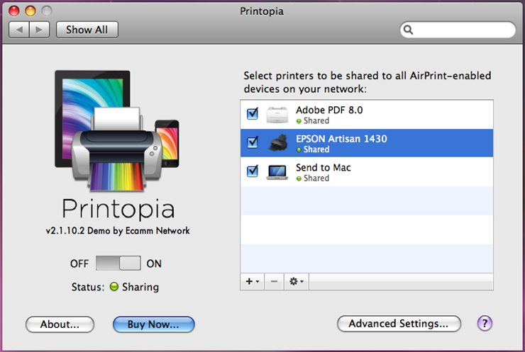 AirPrint Enabled Printer for Your iPad Device
