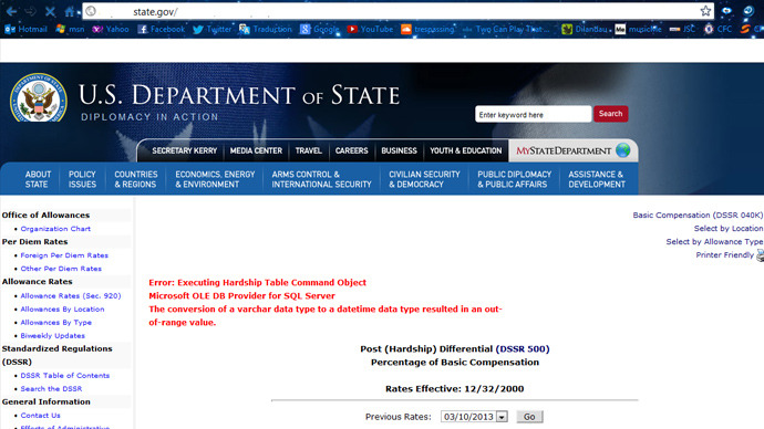 U.S. Government Sites